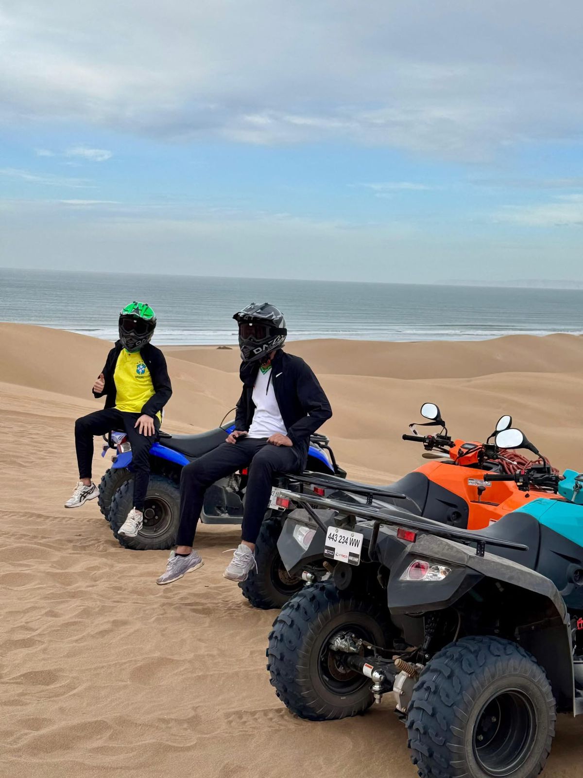Quad Biking & Sandboarding in Dunes and Beach + Hotel Pickup