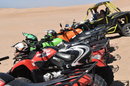 Quad Biking & Sandboarding in Dunes and Beach + Hotel Pickup