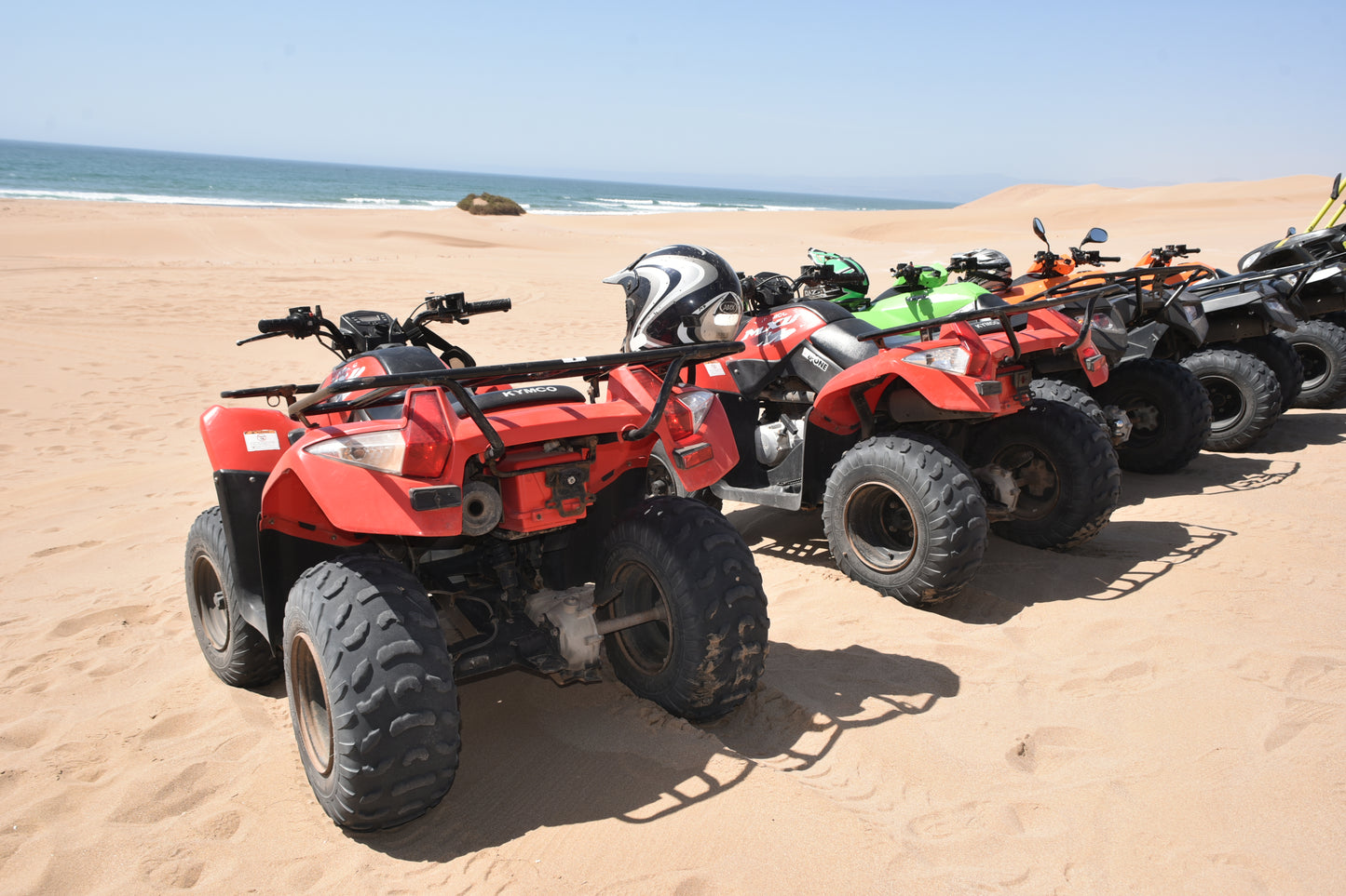 Quad Biking & Sandboarding in Dunes and Beach + Hotel Pickup